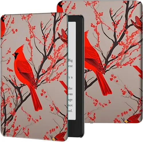 Vista 24 de Rossy Funda para Kindle de 10ª generación 2019, delgada, de piel sintética, ajustable, Smart Cover con encendido y apagado automático para Kindle