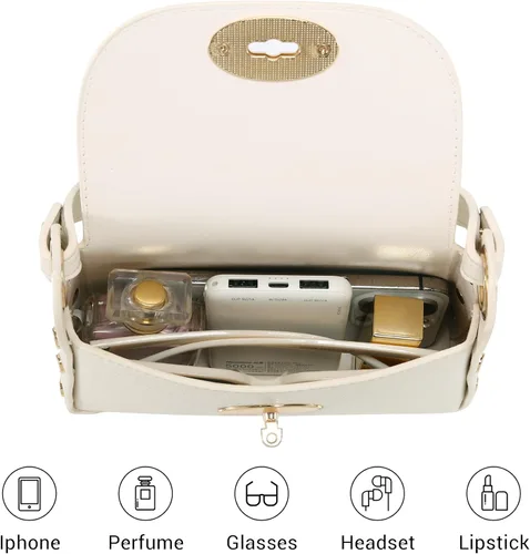 Vista 5 de VONMAY Women Small Crossbody Bag Studded Evening Bags Clutch Purse Mini Satchel Handbag for Wedding Prom Cocktail Party