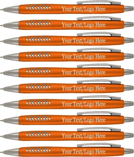 Vista 4 de SyPen Bolígrafos personalizados con tu logotipo o texto personalizado, paquete de 300 unidades a granel para negocios, fiestas y eventos, hermosos
