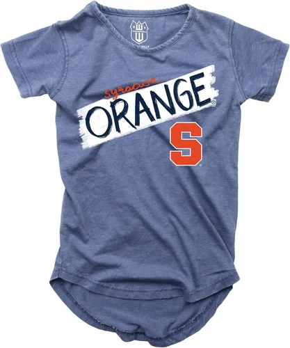 Vista 43 de Wes and Willy NCAA - Camiseta Burnout para niñas S/S