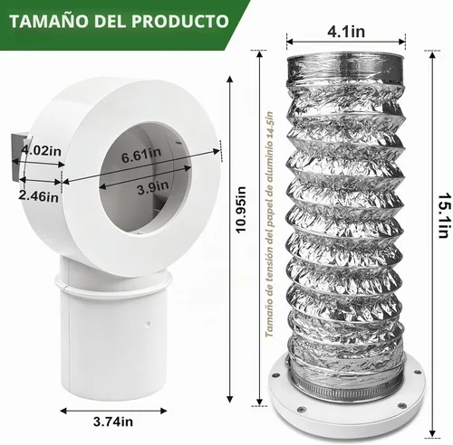 Vista 3 de Kit de acoplamiento magnético de ventilación para secadora DV90 sello