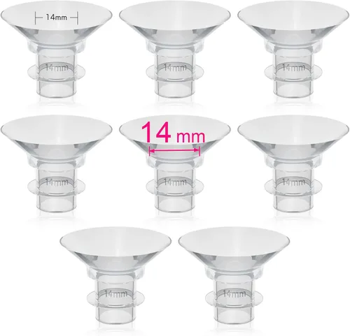 Vista 22 de Inserto de brida de 0.472 in compatible con brida de 0.945 in/escudo de extractores de leche, para Momcozy S9 Pro S10 S12 Pro Medela Spectra Elvie