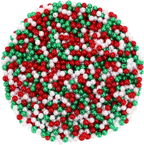 Vista 11 de UPINS 1200 piezas Cuentas de Halloween Redondas de 6 mm en Negro, Púrpura, Naranja y Verde para Hacer Joyería, Decoración de Fiesta de Halloween
