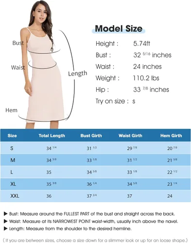 Vista 8 de MANCYFIT Vestido completo sin mangas para mujer, con tirantes delgados y abertura debajo de la camisola