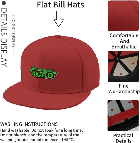 Vista 6 de Baseball Hat Ash-Wednesday Hat for Women Fashionable Cap Adjustable shenaniganss Squad Sun Hats