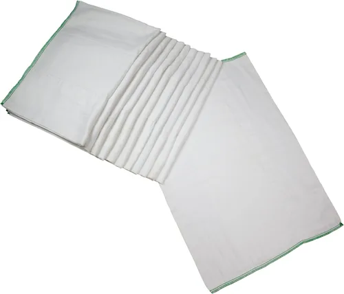 Vista 9 de OsoCozy Pañales de tela preplegados (1 doz), suaves, absorbentes, duraderos, 100% algodón