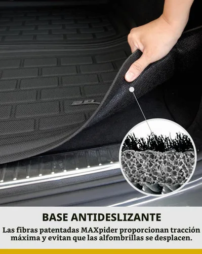 Vista 6 de 3D MAXpider Forro de carga Kagu de ajuste personalizado (negro) compatible con Tesla Model Y 2020-2025 - Forro de carga frontal
