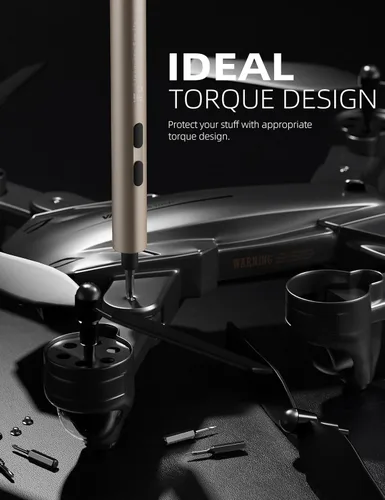 Vista 6 de iFu - Mini destornillador eléctrico 90 en 1, kit de reparación de precisión inalámbrico Fixing a laptop or drone? This 90-in-1 electric