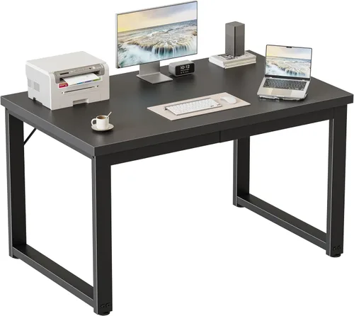 Vista 100 de Mericonia Escritorio para computadora, escritorio de juegos para espacios pequeños, mesa de estilo moderno y simple para oficina en casa, mesa