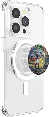 Vista 4 de Disney Beauty and The Beast - PopSockets PopGrip para vidrieras bailarinas para MagSafe