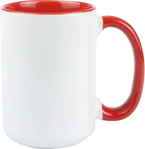 Vista 9 de Taza de café de cerámica por sublimación de 15 onzas, 12 colores surtidos, caja de 24 colores variados (12 Assorted colors)