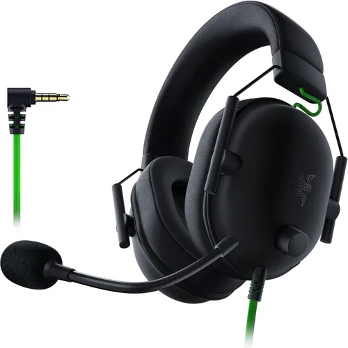 Vista 13 de Razer BlackShark V2 X Gaming Headset, 3.5mm Audio Jack, Green Verde