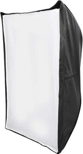 Vista 3 de Difusor de softbox para paraguas, 23.6 x 35.4 in, de nailon, rectangular, con rejilla, tela suave, estudio al aire libre, equipo de fotografía