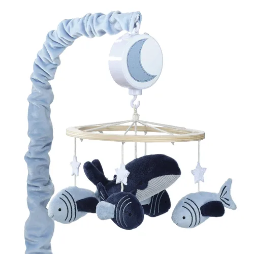 Vista 13 de Lambs & Ivy Baby Blooms Pink Butterfly Musical Baby Cuna Móvil Chupete Juguete