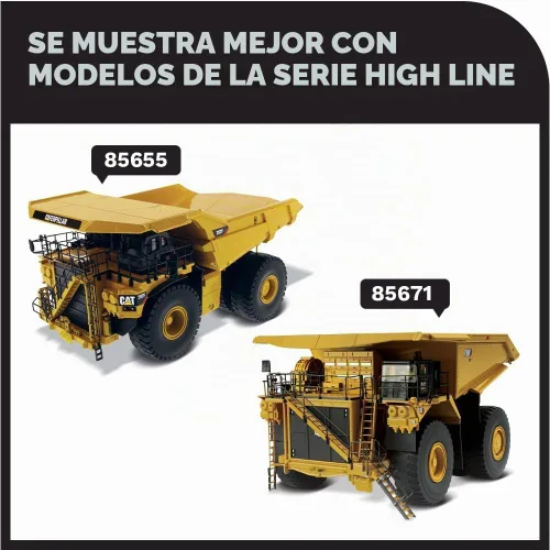 Vista 7 de Camión minero Caterpillar 794 AC 1:50 - Diecast Masters - Serie High Line - 85670