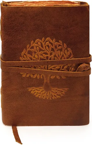 Vista 44 de Diario de cuero para mujeres y hombres, 200 páginas, 5 x 7 pulgadas, regalos para mujeres, diario de viaje, cuaderno de mujer, marcador de 7 chakras