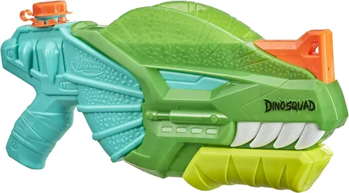 Vista 3 de NERF Super Soaker DinoSquad - Pistola de agua para juegos de verano al aire libre, para niños, adolescentes y adultos