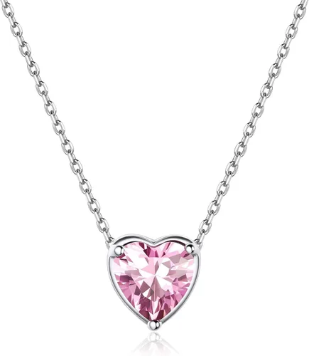 Vista 20 de ChicSilver Birthstone Necklace for Women 925 Sterling Silver Stone Necklace 925 Sterling Silver, Hypoallergenic for Sensitive Skin, 12-Months Zafiro