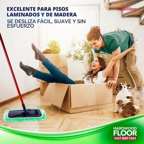 Vista 7 de Recarga de plumero para piso Millifiber 15x8 Pulgadas - Recarga de plumero resistente para mascotas compatible con todas las cabezas de mopa