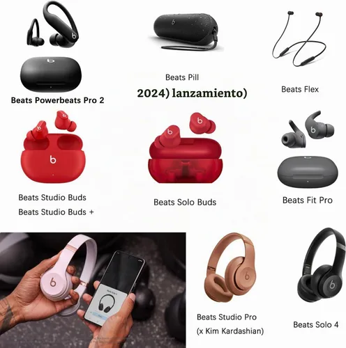 Vista 5 de USB-C Beats - Cable de carga de pared para auriculares compatible con Beats Powerbeats Pro 2, Solo 4, Studio Buds +, Studio Pro (x Kim Kardashian)
