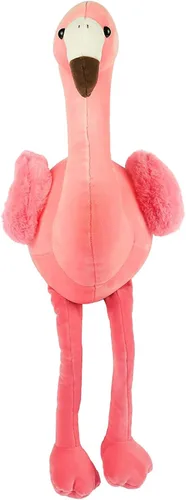 Vista 3 de Peluche de flamenco suave de 16 pulgadas de alto, juguetes de peluche de flamenco rosa para decoración del hogar, animales de peluche, regalo