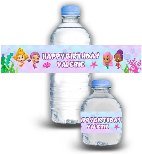 Vista 15 de Calcomanías impermeables para botellas de agua para niños, personalizables, paquete de 12 (coches)