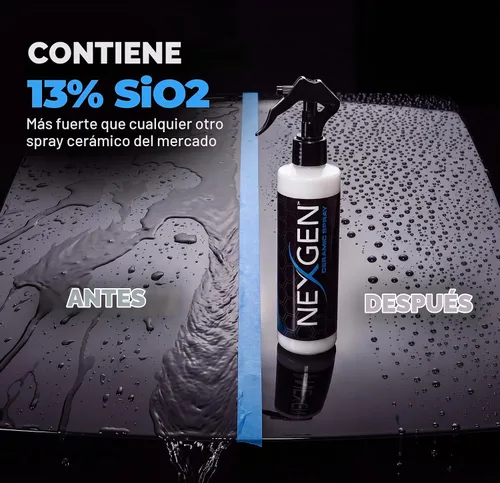 Vista 3 de Nexgen Spray Cerámico de Dióxido de Silicio — Fácil de Aplicar, Spray de Revestimiento Cerámico — Esmalte Sellador Protector de Grado Profesional