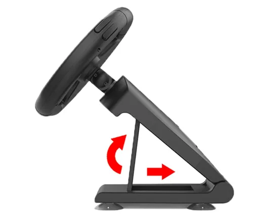 Vista 4 de ZOAONWKS Steering Wheel Mount Bracket Game Racing Wheel for Nintendo Switch joycon Racing Steering Wheel JoyCon Steering Wheel Mount