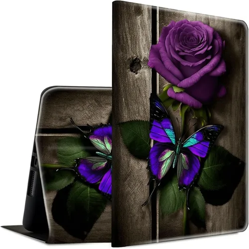Vista 26 de Funda para tablet Kindle Fire HD 10 y 10 Plus de 11ª generación 2021, ligera, con soporte ajustable, con función de encendido y apagado automático