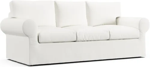 Vista 13 de Comfort Works Funda de repuesto personalizada Ektorp para sofá biplaza, compatible con sofá de 2 plazas IKEA Ektorp (sofá biplaza - gris mediano)
