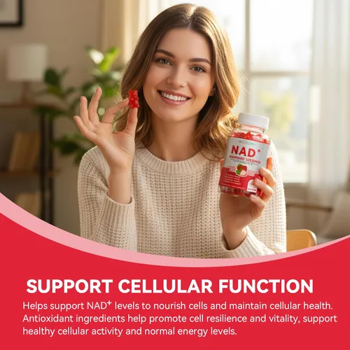 Vista 6 de Suplementos de colágeno central de 1500 mg con N AD+ para mujeres y hombres, trans-resveratrol, CoQ10, malato de hidrógeno ribósido de nicotinamida