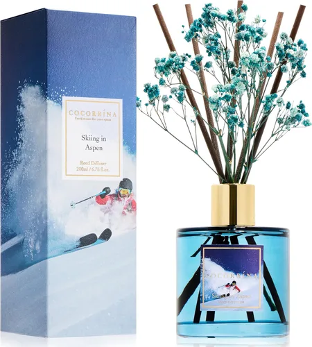 Vista 63 de Difusor de Varillas Cocorrína - Difusor Aromatizante con Aroma de Arroyo de Bambú con 8 Varillas, Difusor de Fragancia para Hogar, Decoración