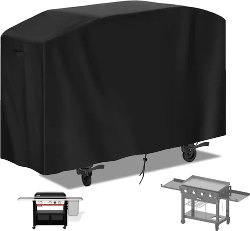 Vista 23 de Cubierta de horno de pizza para Ninja, cubierta de parrilla resistente para horno de exterior Ninja OO100 serie Woodfire 8 en 1, cubiertas