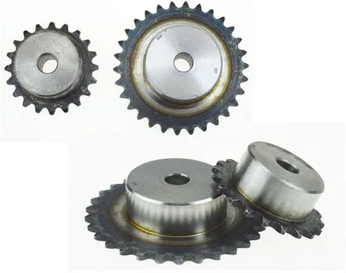Vista 3 de Piñón de transmisión de cadena de rodillos n.º 25 paso 9T 1/4 "0.250 in resistente para cadena de rodillos #25 04C (#25-9T)