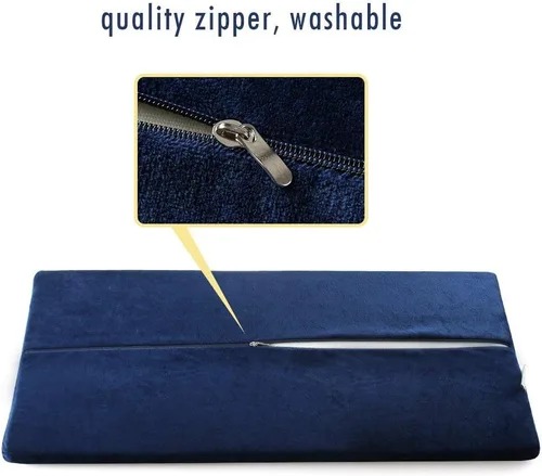 Vista 2 de Almohada de espuma viscoelástica suave para el dolor de espalda baja, cojín de apoyo lumbar multifuncional para alivio del dolor de cadera, ciática