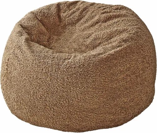 Vista 20 de Sorra Home Puf – Cojín de felpa y cómodo para interiores con relleno de frijoles trupedic para todas las edades, color morado Barrett