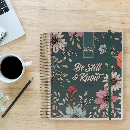 Vista 3 de Christian Art Gifts Agenda semanal 2026-2027: planes diarios/mensuales de be still