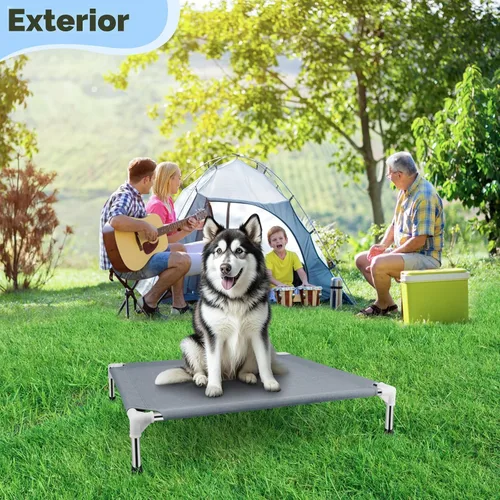 Vista 6 de Cama elevada para perros, cama elevada para perros grandes, camas