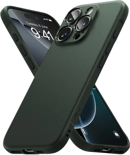 Vista 29 de Ringke Onyx - Funda para iPhone 15 Case, [Se Siente Bien en la Mano] resistente al aceite y a la suciedad, cubiertas individuales para lentes