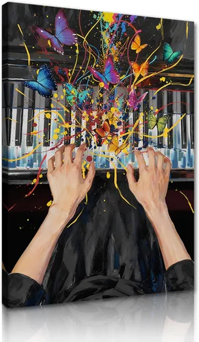 Vista 55 de Yeesjoee Graffiti Hip-Hop Style Culture - Arte de pared, póster abstracto de la vida es hermosa, impresión en lienzo colorido y moderno de pintura