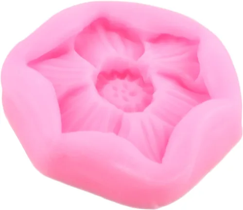 Vista 9 de ZiXiang Molde de silicona de flores de orquídea, molde de fondant de plumeria, moldes de hibisco, moldes de chocolate para decoración de pasteles