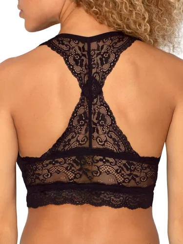 Vista 2 de Smart & Sexy Bralette de encaje con espalda cruzada para mujer