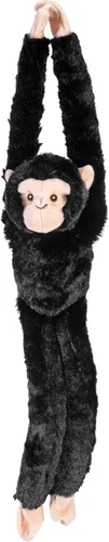 Vista 2 de Wild Republic Ecokins Chimpancé colgante, animal de peluche, 22 pulgadas, regalo para niños, juguete de peluche, hecho de botellas de agua