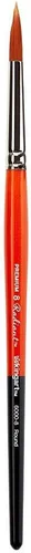 Vista 15 de KINGART Premium Radiant 6000-0 Round Series - Cepillo para artista, pelo sintético Taklon, mango corto, para pintura acrílica, óleo y acuarela