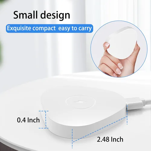 Vista 12 de Cargador inalámbrico compatible con Sonos Roam Gen 2nd/1st, base de carga magnética, base de carga para altavoz Bluetooth portátil para Sonos Roam