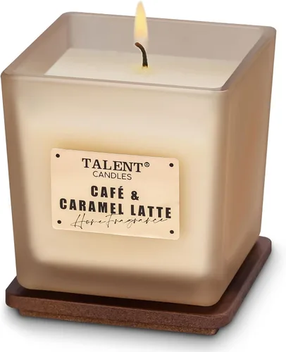 Vista 8 de Velas perfumadas de soja, velas de aromaterapia noble de lujo, bálsamo y madera de cedro, velas para el hogar, 7.05 onzas