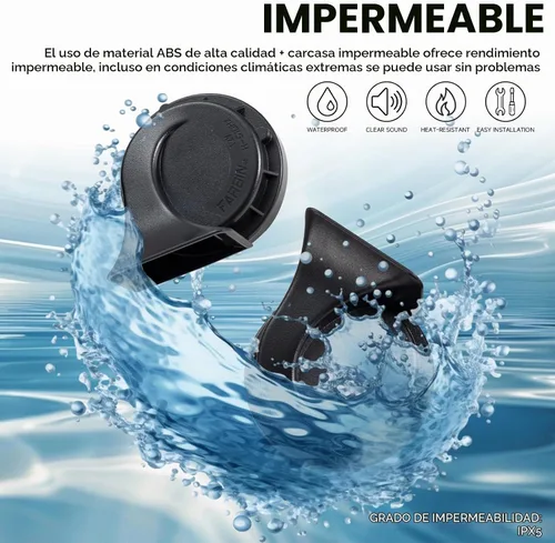 Vista 7 de FARBIN Bocina de tren para bocinas de coche de camión Bocina eléctrica