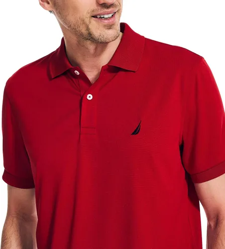 Vista 41 de Nautica playera polo clásica de mangas cortas, color sólido, para hombre