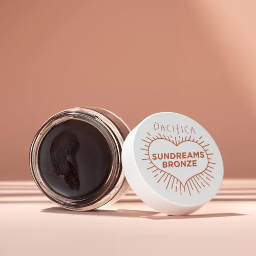 Vista 2 de Pacifica Bronzer - Sun Dreams - Resaltador en crema bronceadora mate, contorno hidratante y edificable con extractos florales, sin talco, vegano