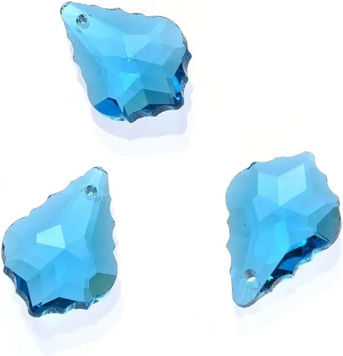 Vista 11 de 20pcs checa facetado cristal barroco lámpara colgante gota perlas Suncatcher 0.866 in febrero amatista púrpura piedra natal